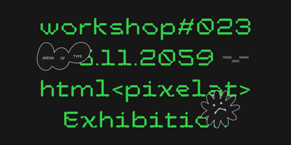 AOT Lost Contact Font Poster 2