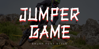 Jumper Game Font Poster 1