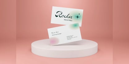 Rocha Swaty Font Poster 8