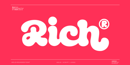 Rich Font Poster 1
