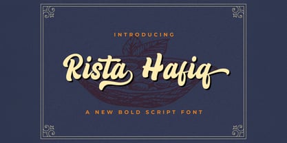 Rista Hafiq Font Poster 1