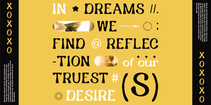 Amigie Blur Font Poster 4