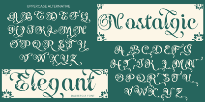 Dalbergia Font Poster 9