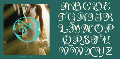 Dalbergia Font Poster 3