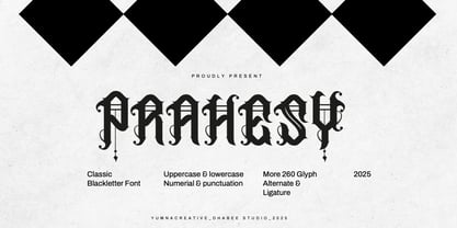 Prahesy Font Poster 1