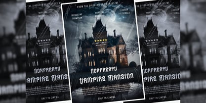 Prahesy Font Poster 11