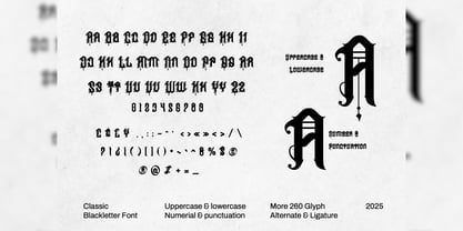 Prahesy Font Poster 2