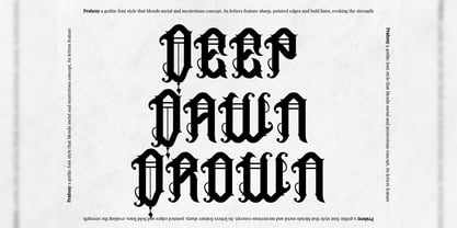 Prahesy Font Poster 9