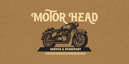 Retro Rider Font Poster 3