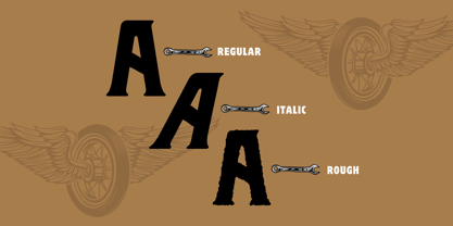 Retro Rider Font Poster 6