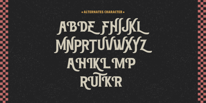 Retro Rider Font Poster 7