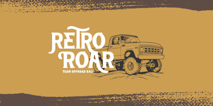 Retro Rider Font Poster 8