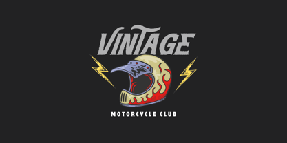 Retro Rider Font Poster 9