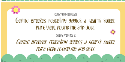 Cf Quirky Form Font Poster 7