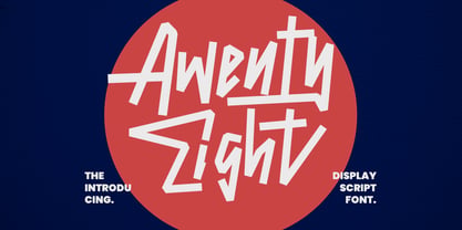MC Awenty Eight Font Poster 1