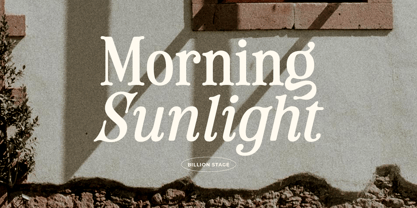 Billion Stage Font Poster 3