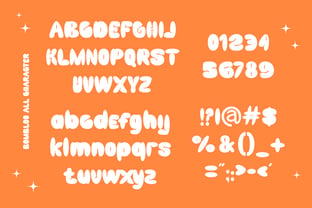 Bombloo Font Poster 2