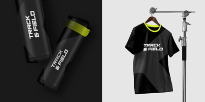 Fast Driving Font Poster 3