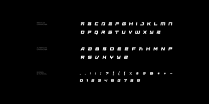 Fast Driving Font Poster 5