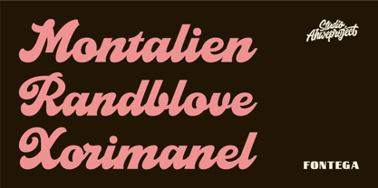Fontega Font Poster 10