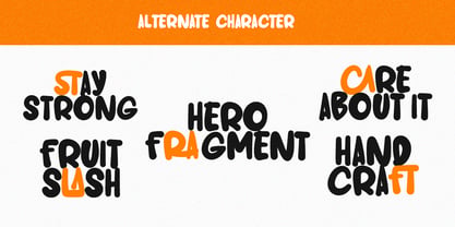 MC Uraro Carrot Font Poster 4
