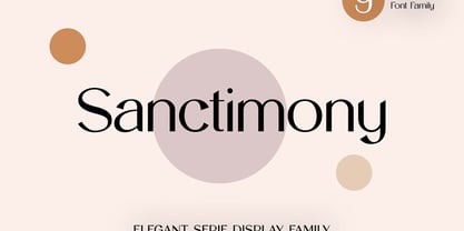 Sanctimony Font Poster 1