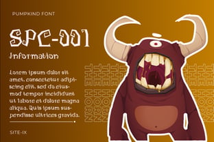 Pumpkind Font Poster 6