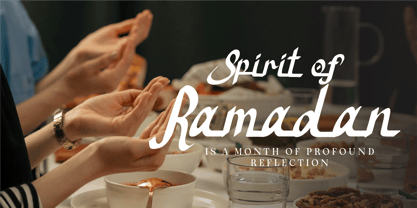 CF Nurhijaz Font Poster 3