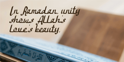 CF Nurhijaz Font Poster 6