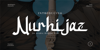 CF Nurhijaz Font Poster 1