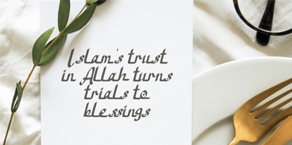 CF Nurhijaz Font Poster 7