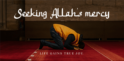 CF Nurhijaz Font Poster 4