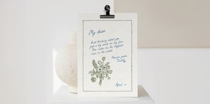 Simple Elegance Font Poster 7