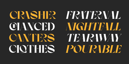 Bright Agnia Font Poster 5