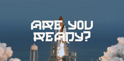 Man of Space Font Poster 3