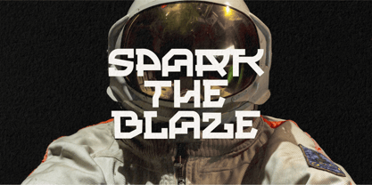 Man of Space Font Poster 4