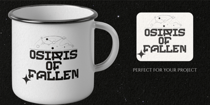 Man of Space Font Poster 5