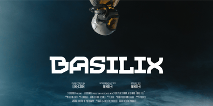 Man of Space Font Poster 6