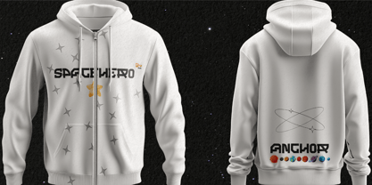 Man of Space Font Poster 7