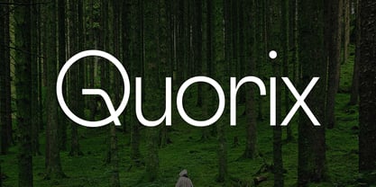 Quorix Font Poster 1