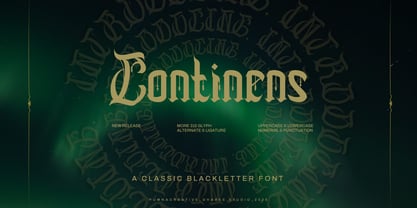 Continens Font Poster 1
