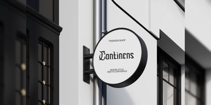 Continens Font Poster 13