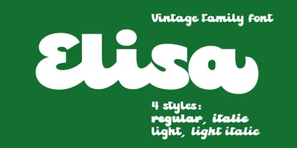 Elisa Font Poster 1