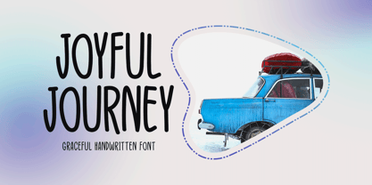 Joyful Journey Font Poster 1