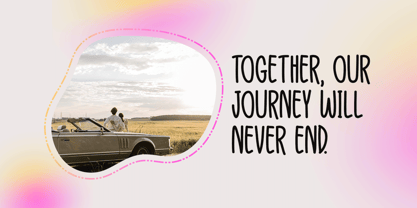Joyful Journey Font Poster 2