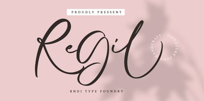 Regil Font Poster 1