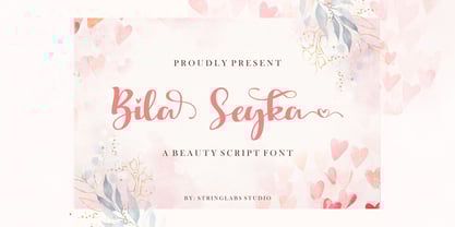 Bila Seyka Font Poster 1