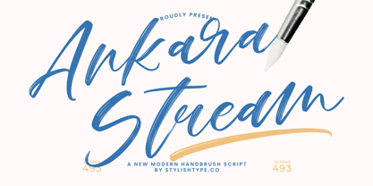 Ankara Stream Font Poster 1