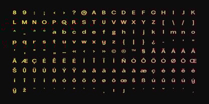 After Display Font Poster 3