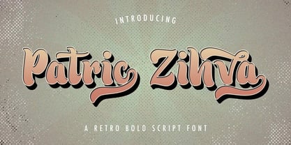Patric Zihva Font Poster 1